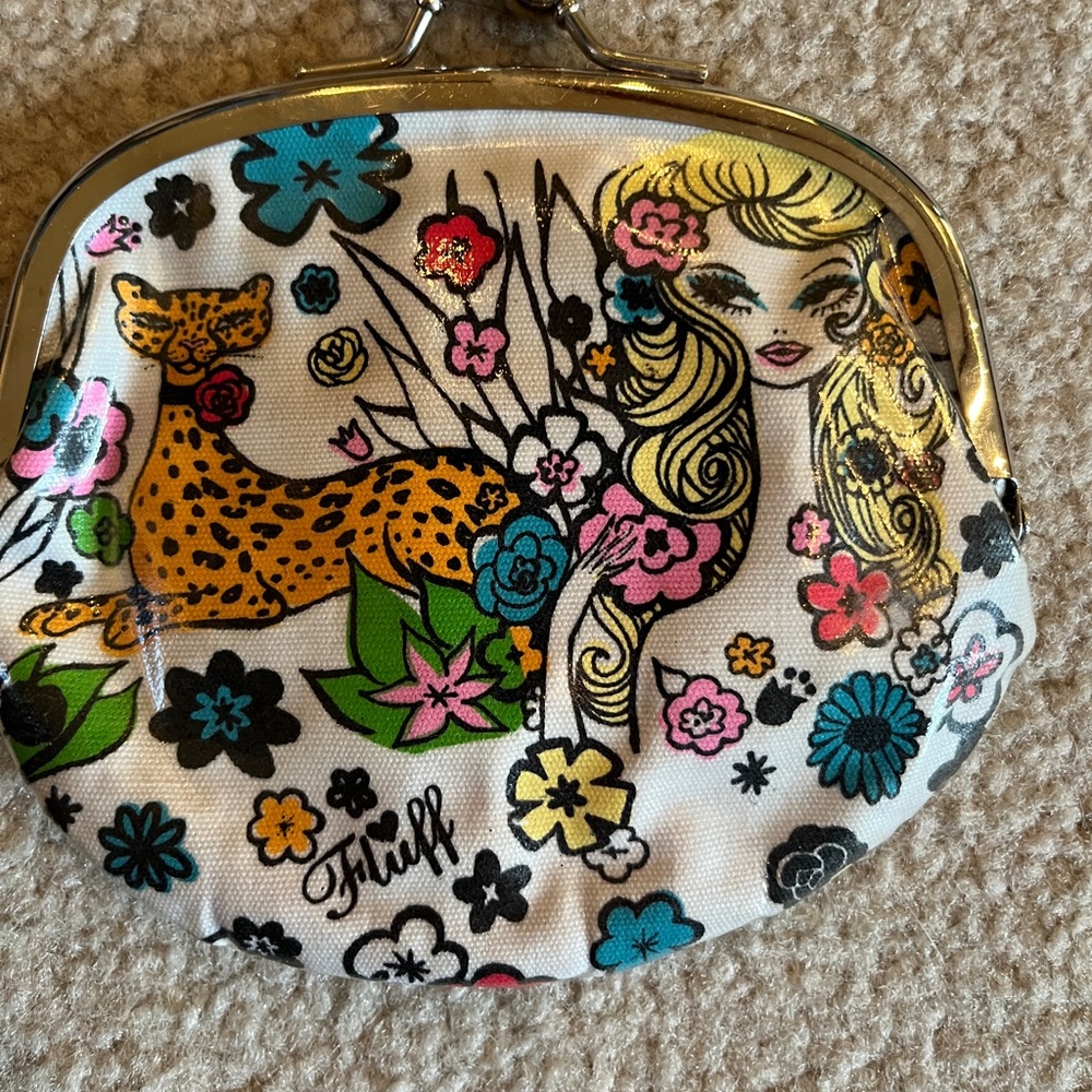 Vintage fluff coin purse